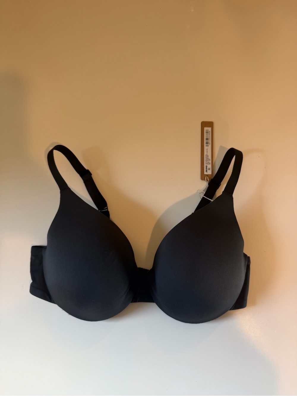 SKIMS SMOOTHING INTIMATES FULL COVERAGE LIGHTLY LINED BRA ONYX COLOR NWT